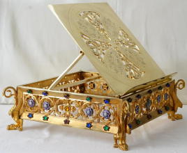 9123 Antique French Missal Stand